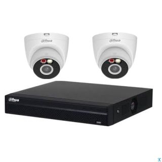 Kit Videosorveglianza WI-FI composto da Nvr e 2 telecamere Wi-Fi - Dahua