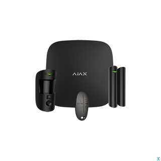StarterKit Cam Kit di allarme wireless, colore nero - Ajax