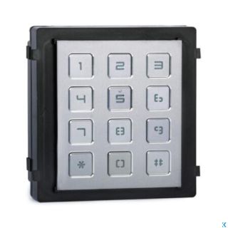 DS-KD-KP Modulo tastiera a 12 pulsanti per videocitofonia - Hikvision