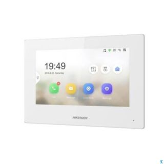 DS-KH6320-WTE2-W Postazione da interno 2 FILI 7 pollici Bianca - Hikvision