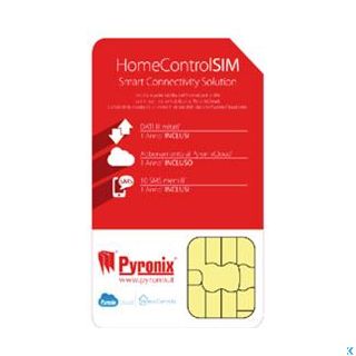 HCSIM-IT HomeControlSIM connessione con l'APP Pyronix a un prezzo fisso per tutto l'anno senza costi fuori soglia - Hikvision