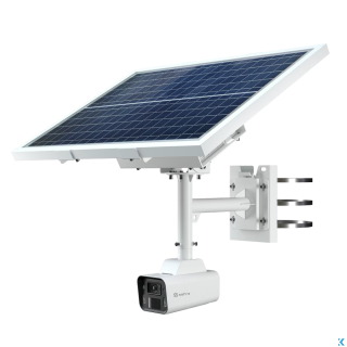 IPB382CA-4I1-SOLAR4G Telecamera Bullet solare 4G, 4 MP, ottica 2,8 mm, deterrenza attiva - Safire Smart
