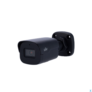 Telecamera Bullet IP 4 MP, ottica 2.8 mm, IR 40 m, microfono, AI - Uniview