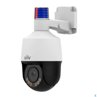 IPC6312LFW-AX4C-VG Telecamera Speed Dome IP con deterrenza attiva da 2 MP, ottica 2,8-12 mm, IR 50 m, LightHunter - Uniview