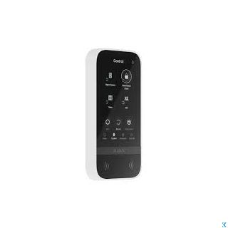 Ajax KeyPad TouchScreen-W 58455 Tastiera Wireless 5 Pollici RFID Bluetooth Bianca