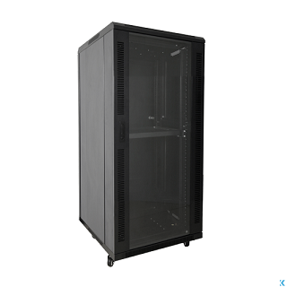 RACK-F18UN Armadio rack a parete alta 12U, finiture in acciaio pretrattato, rivestito con vernice a polvere poliestere