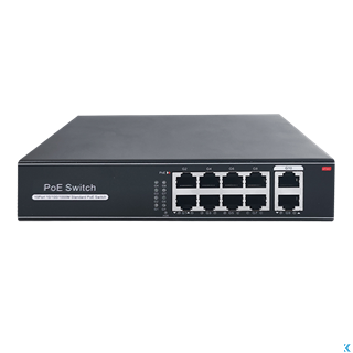 SW1008POE-G-120-E Switch PoE 8 Porte Gigabit + 2 Uplink 120W