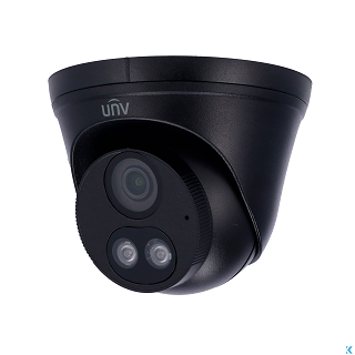 UAC-T142-AF28LM-DL-BLACK Telecamera Turret 4in1 Full Color 2 MP, ottica 2,8 mm, microfono - Uniview