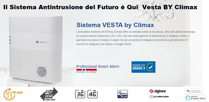Il Sistema Antintrusione del Futuro Climax